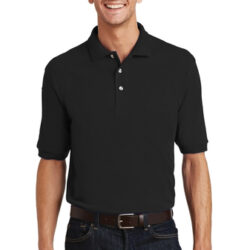 Port Authority® Heavyweight Cotton Pique Polo with Pocket K420P