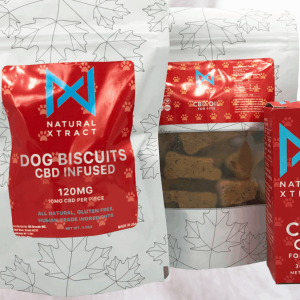 Natural Xtract CBD for Dogs Bundle Treats and Oil