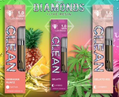 1g - Clean Carts Liquid Diamonds Vape - Image 3