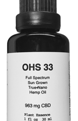 OHS 33 Full Spectrum Nano Sized CBD Oil 1 oz - 30 ml