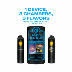 2g - Cookies Dual Chamber 3-In-1 Live Rosin Vape-  DOGTOWN