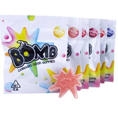 100mg - BOMB Sour Gummy