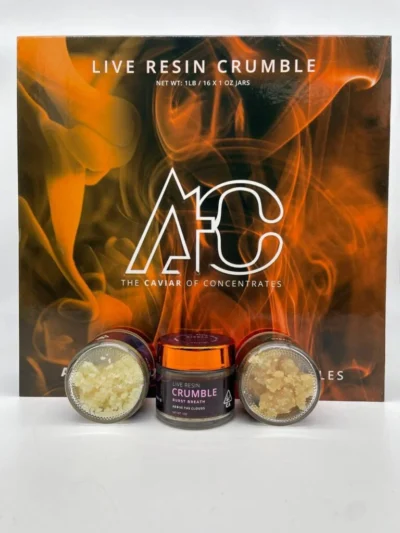28g - Above the Clouds - Live Resin Crumble DOGTOWN