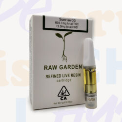 1g - Raw Garden - Refined Live Resin Cartridge DOGTOWN