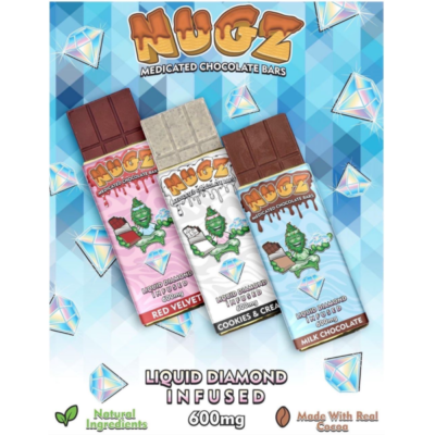600mg - Nugz Diamond Infused Chocolate Bars