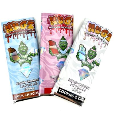 600mg - Nugz Diamond Infused Chocolate Bars - Image 2