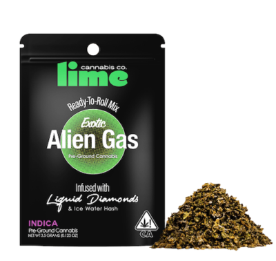 3.5g - Lime Co. - Exotic Diamond Infused Ready-to-Roll Mix - Image 6