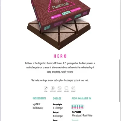 5g - Mantra Hero Mushroom Bar - Image 2