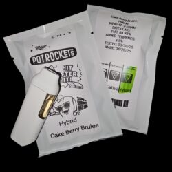 2g - Pot Rockets *Oregon Grown* Vape -Cake Berry Brulee (Hybrid)