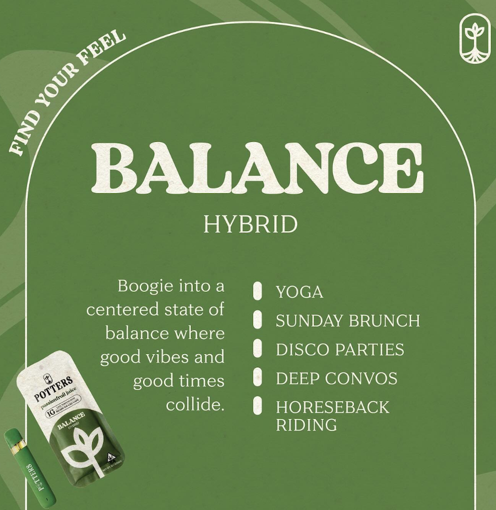 Potters Live Resin Disposable Vape 1g CannaSense