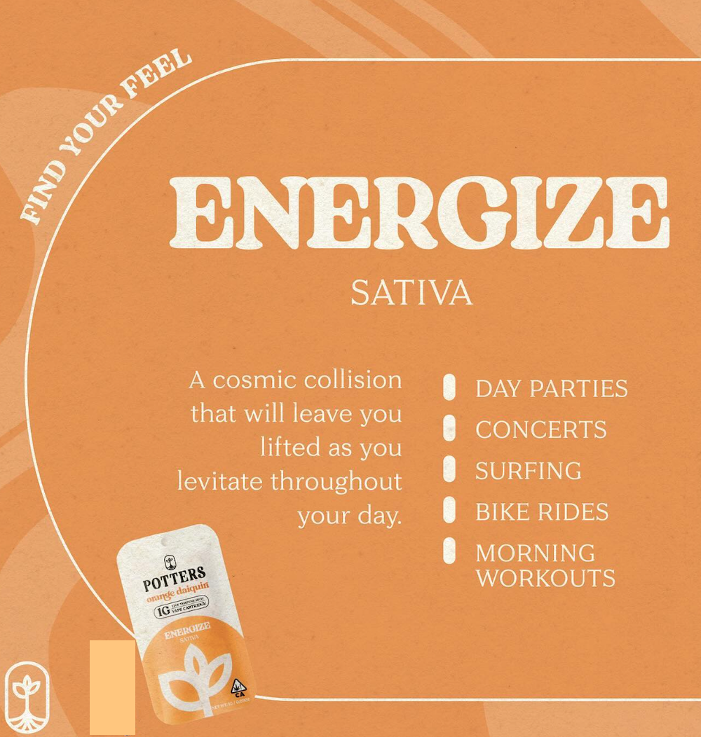 Potters Live Resin Disposable Vape 1g CannaSense