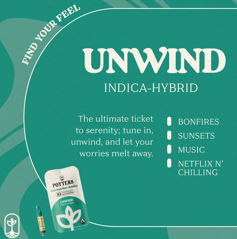 Potters Live Resin Disposable Vape 1g CannaSense