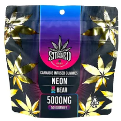 5000mg - Smashed Neon Bear Gummies