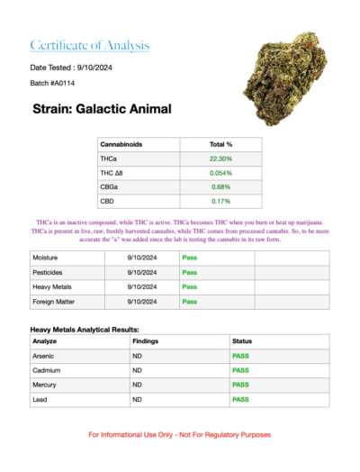 7g - Galactic Animal - Hybrid Indica Dominant - Image 3
