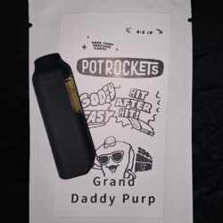 2g - Pot Rockets Grand Daddy Purp (Indica) Vape All-in-1 pen *Oregon Grown*