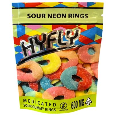 600mg - Hyfly Sour Neon Rings