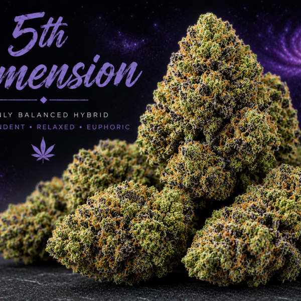 14g/28g - 5th Dimension – Exotic Flower (Hybrid) - Kind Canna