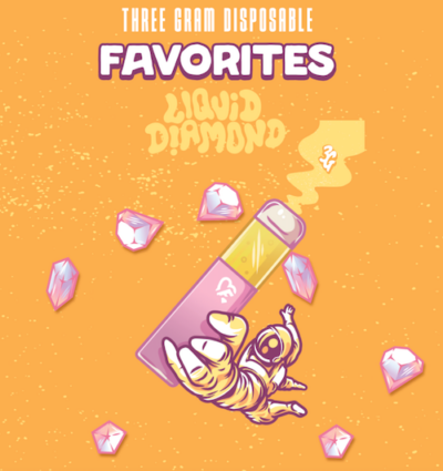 3g - Favorites Liquid Diamond Disposables - Image 7