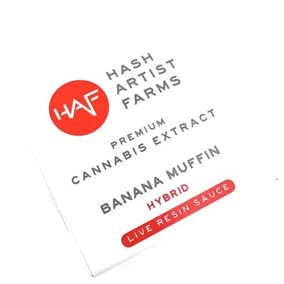 1g - HAF Banana Muffin Live Resin Sauce 1g - Image 2