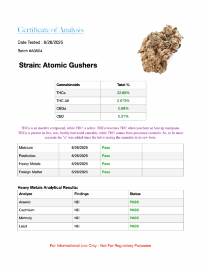 7g - Atomic Gushers Indoor - Hybrid - Image 5