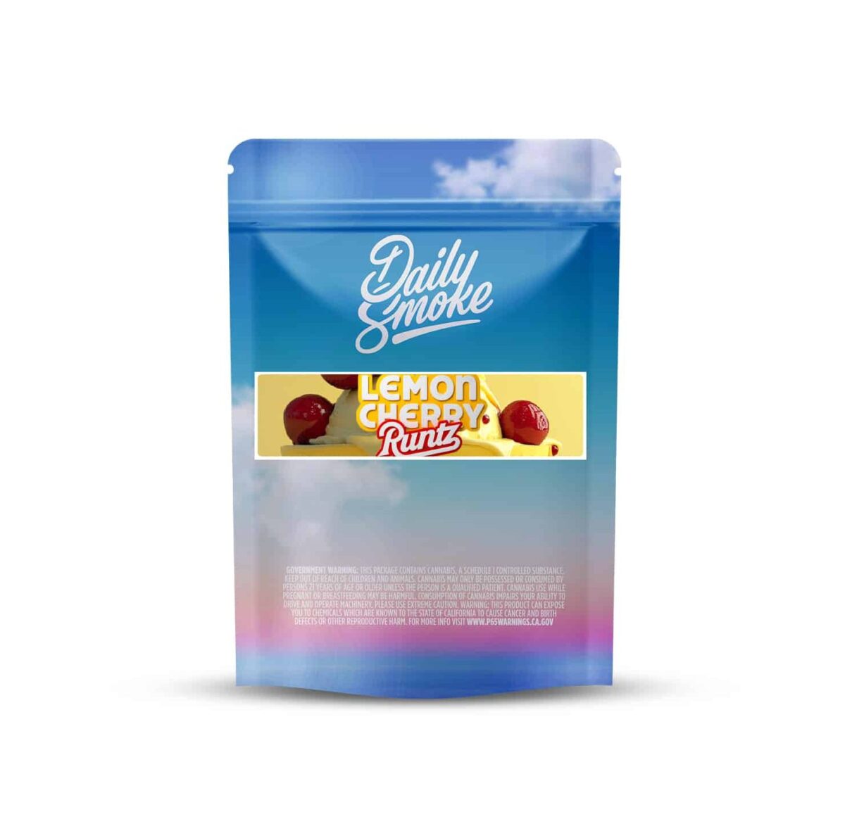 3.5g - Daily Smoke “Lemon Cherry Runtz” AAA Indoor Flower - DOGTOWN