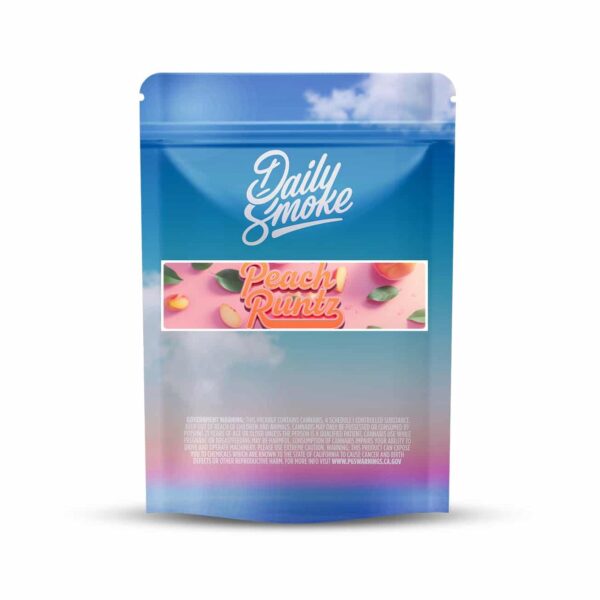 3.5g - Daily Smoke “Peach Runtz”AAA Indoor Flower - DOGTOWN