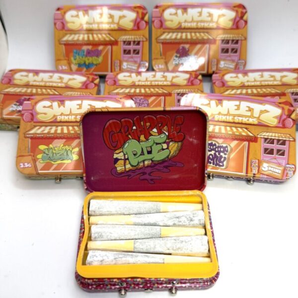 3.5g - Sweetz Pixie Sticks Infused Preroll 5-Pack - DOGTOWN