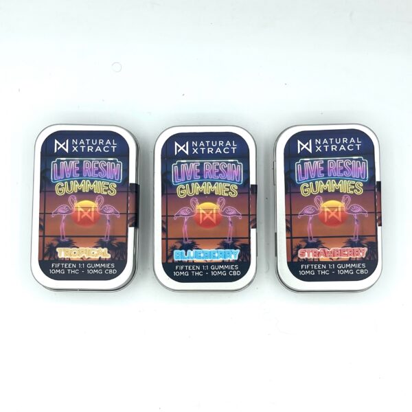 300MG - NX LIVE RESIN 1:1 GUMMY