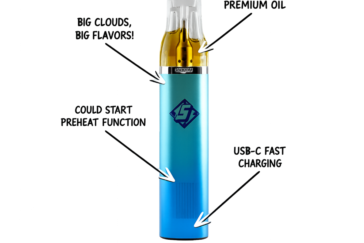 1.2g - Slugger Gram Slam Vape - DOGTOWN