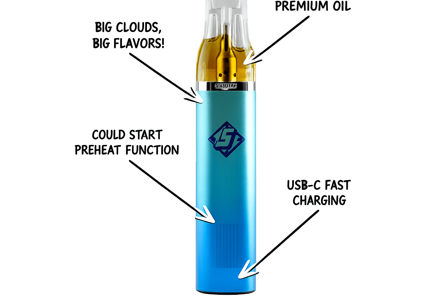 1.2g - Slugger Gram Slam Vape - DOGTOWN