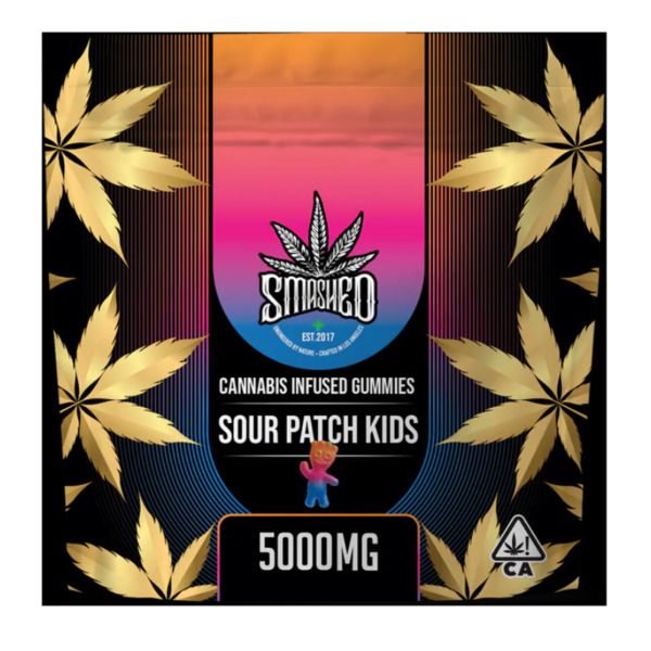 5000mg - Smashed Sour Kids Gummies