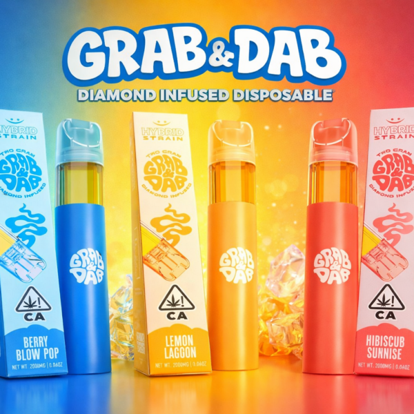 2g - Grab & Dab Diamond Infused Vape - DOGTOWN