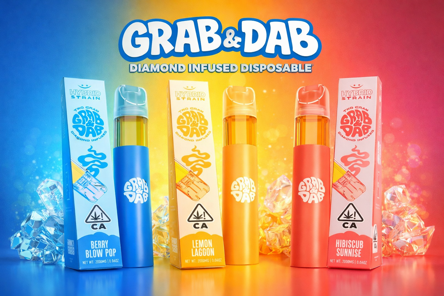 2g - Grab & Dab Diamond Infused Vape - DOGTOWN