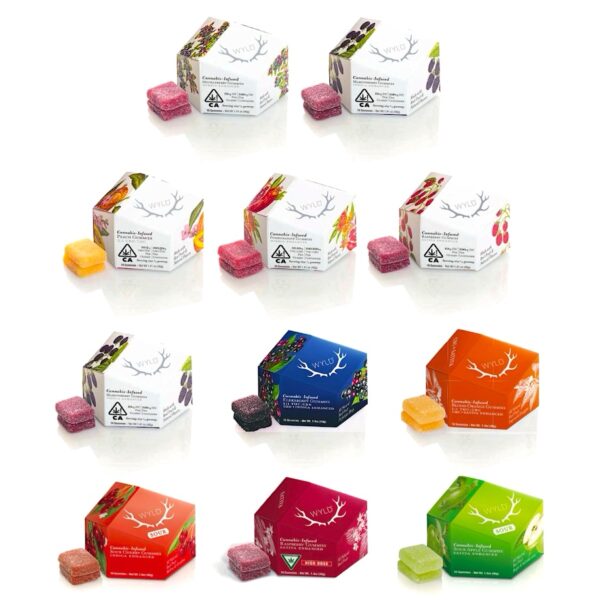 100mg - WYLD Real-Fruit Infused Gummies