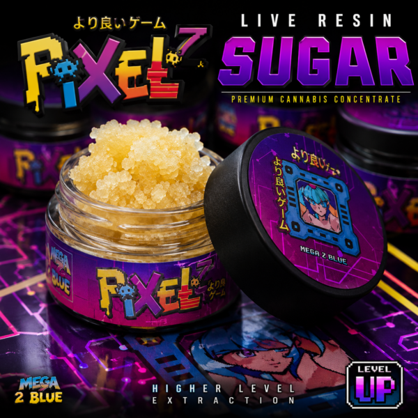 28g - Pixelz Live Resin Sugar - DOGTOWN