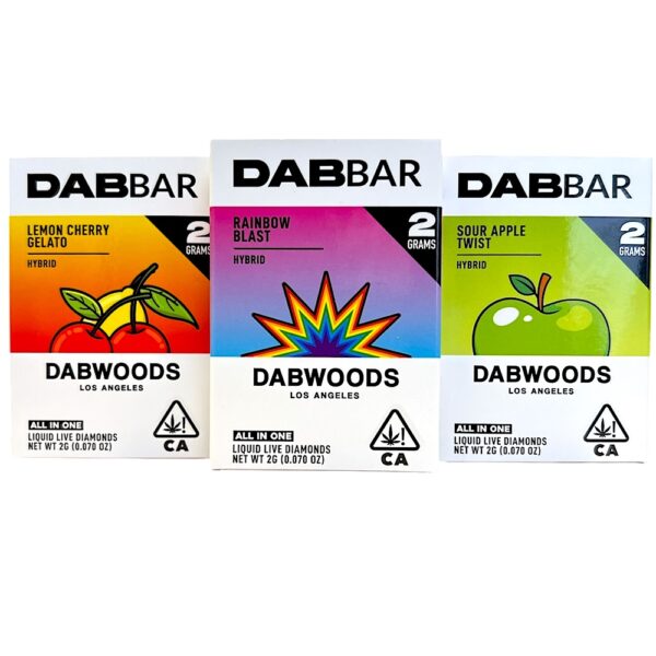 2g - Dabwoods Live Diamonds DABBAR Disposable Vape